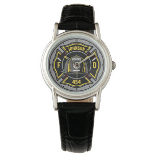Montre Pompier AJOUTER LE NOM L'équipe de Secourt du serv