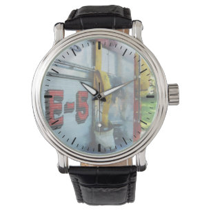 Montre Pompiers - Ligne de Moteurs d'incendie dans la par