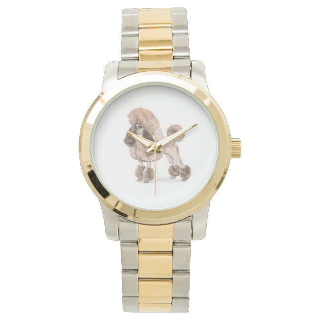 Montre Poodle — Afficher le manteau (devant)