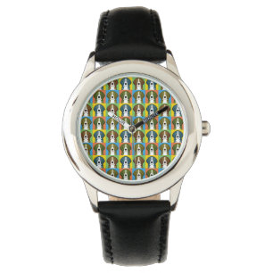 Montre Pop-Art Beagle de dessin animé de chien