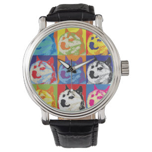 Montre Pop Art Dogecoin