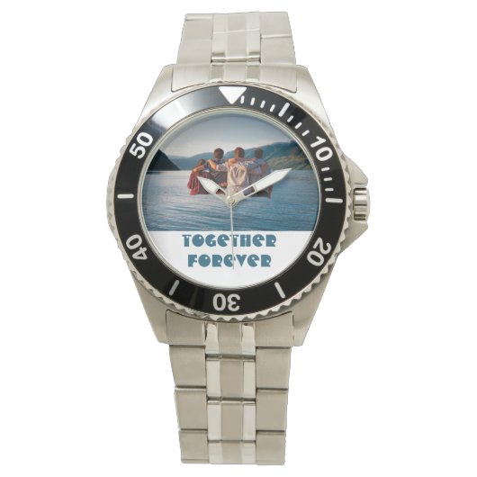 MONTRE PORTE-CLÉS CASQUETTE TOGETHER FOREVER FRIENDS T-SH (devant)