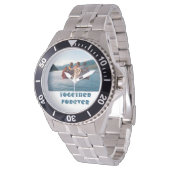 MONTRE PORTE-CLÉS CASQUETTE TOGETHER FOREVER FRIENDS T-SH (Incliné)