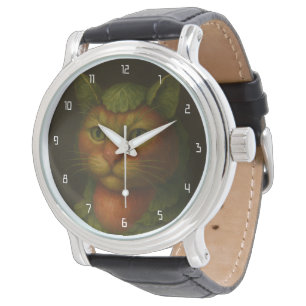 Montre Portrait de chat Renaissance
