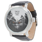 MONTRE PORTRAIT DE SASQUATCH BIGFOOT (Incliné)