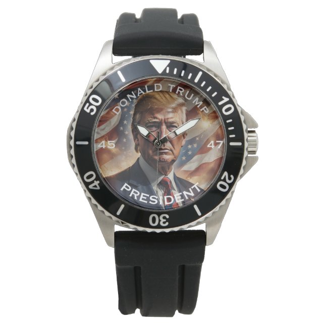 Montre Portrait du président Donald Trump (devant)