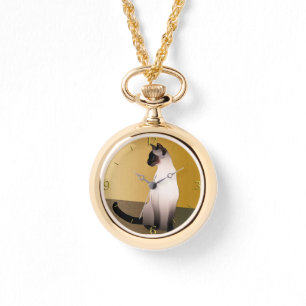 Montre Portrait d'un point de phoque Chat siamois