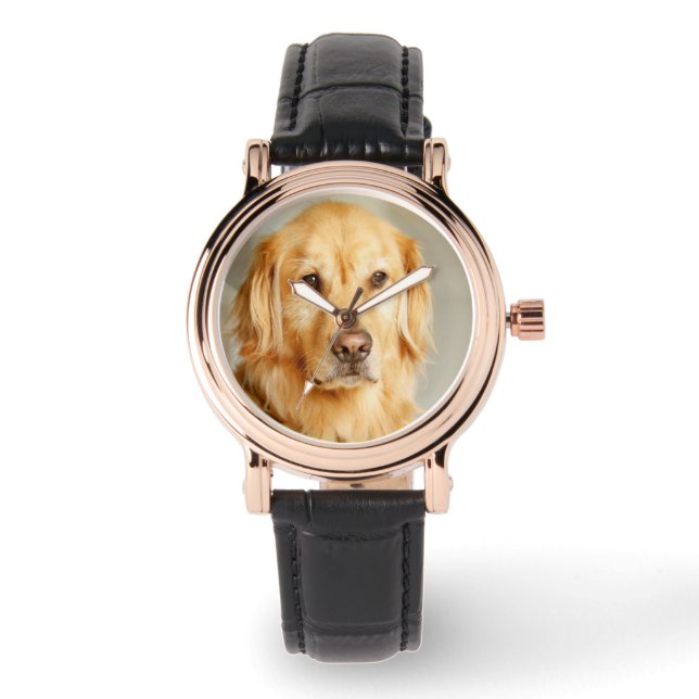 Montre Portrait Golden Retriever (Recto)