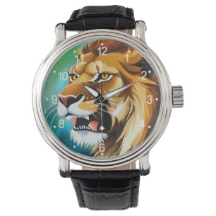 Montre Portrait Posé côté Lion rugissant-57566