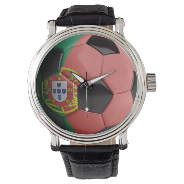 Montre Portugal drapeau Soccer Ball (devant)