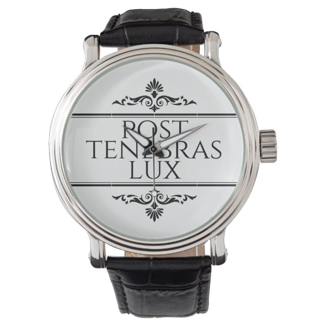 Montre Post Tenebras Lux (devant)