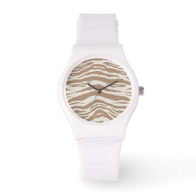 MONTRE POSTER DE ANIMAL NEUTRAL ZEBRA REGARDE BLANCHE PER (Recto)