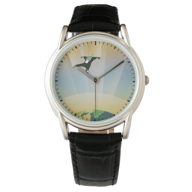 Montre Poster De L'Espace Rétro-La Gravité D'Une Super Te (devant)