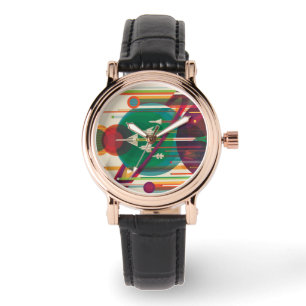 Montre Poster de Voyage Espace Rétro - Système Solaire Gr
