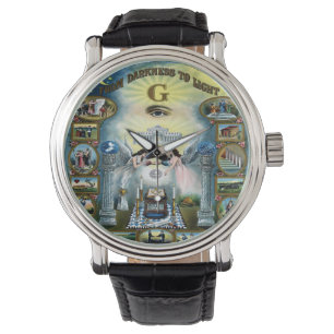 Montre Poster masonic Hazen, maçonnerie artisanale
