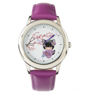 Montre Poupée de Neko Kokeshi - fille de geisha