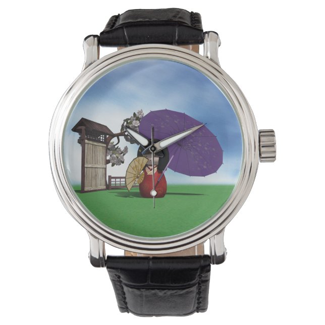 Montre Poupée Kokeshi (devant)