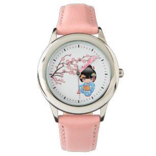 Montre Poupée Maiko Kokeshi - Cute Japonaise Geisha Girl