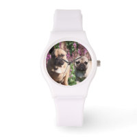 Montre pour bracelets Bulldogue français