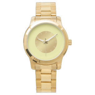 Montre pour homme élégante rustique classique or s