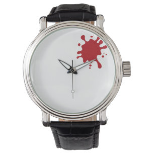 Montre pour homme vintage Splash Rouge Tomate – Pe