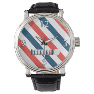 Montre pour hommes de salon de coiffure
