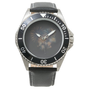 Montre pour hommes Midnight Spark : Feux d'artific