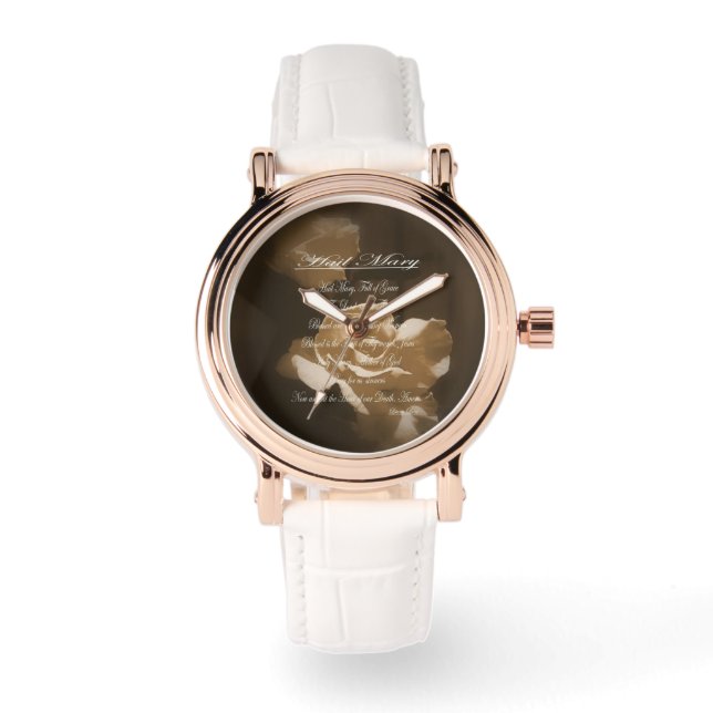 Montre Prière de Hail Mary (Recto)