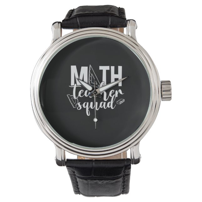 Montre Professeur de mathématiques Équipe d'enseignants d (devant)