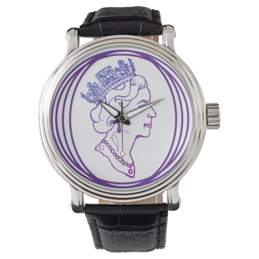 Montre Profil de la reine Elizabeth (devant)