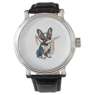 Montre Promenade Vintage J'y Réfléchirai Bouledogue Franç