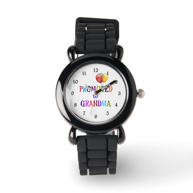 Montre Promu à grand-mère, Conception colorée (Recto)
