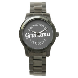Montre Promu À Grand-Mère Est. 2026 I