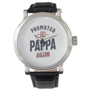 Montre Promu À Nouveau À Pappa   Père grand-père