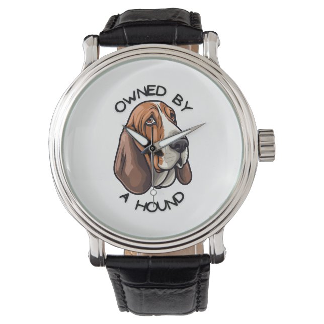 Montre Propriété de quelqu'un Basset Hound (devant)