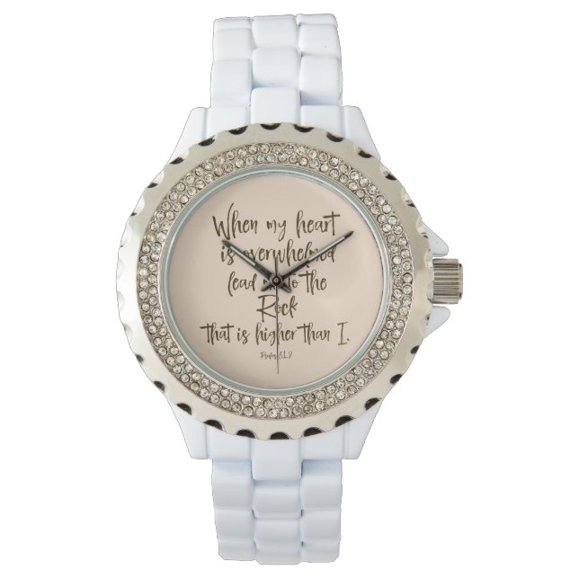Montre Psaumes Bible Verse (devant)