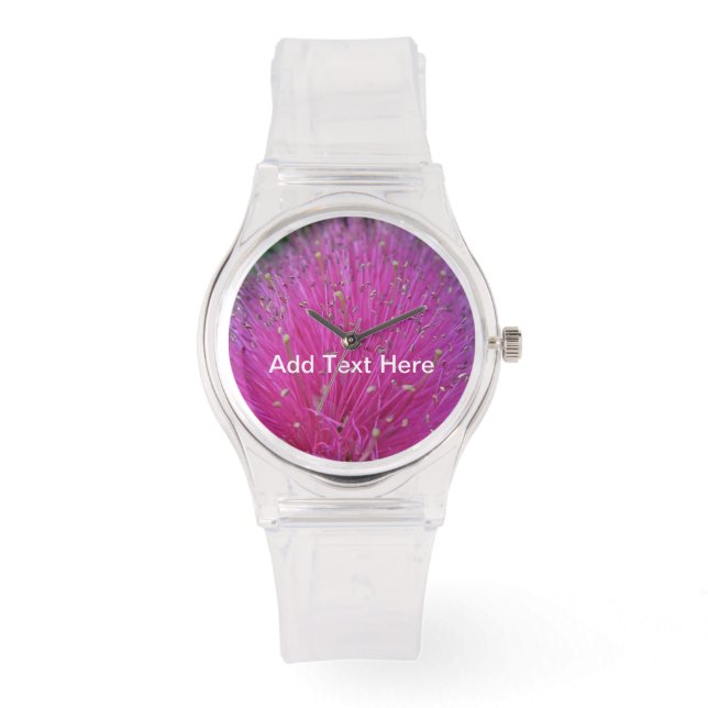Montre Puff en poudre rose (Recto)