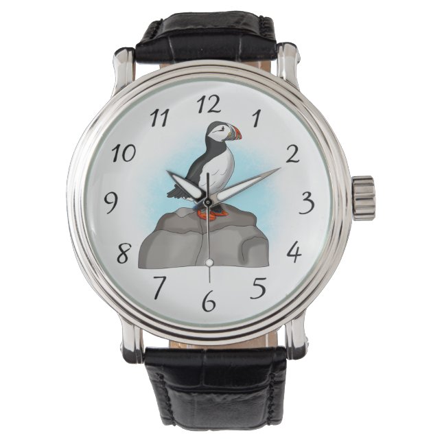 Montre Puffin à main fine (devant)