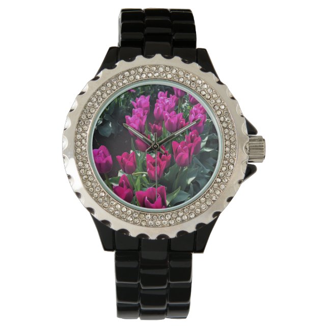 Montre Purple Flag Tulips (devant)