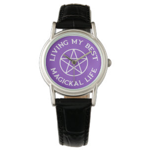 Montre Purple Living My Best Magickal Life Cheeky Witch®
