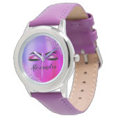 Montre Purple Pink Monogram Glitter Eyelashes (Incliné)