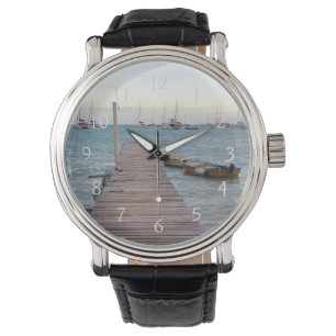 Montre Quai et casiers à homard