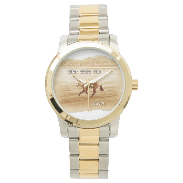 Montre que dit le renard (devant)