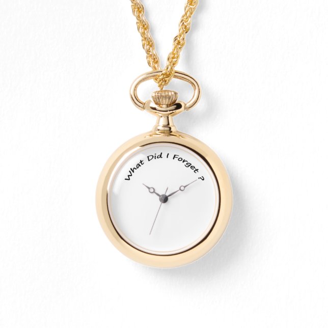 Montre Qu'Est-Ce Que J'Ai Oublié ? - Mesdames Montres. (Recto)