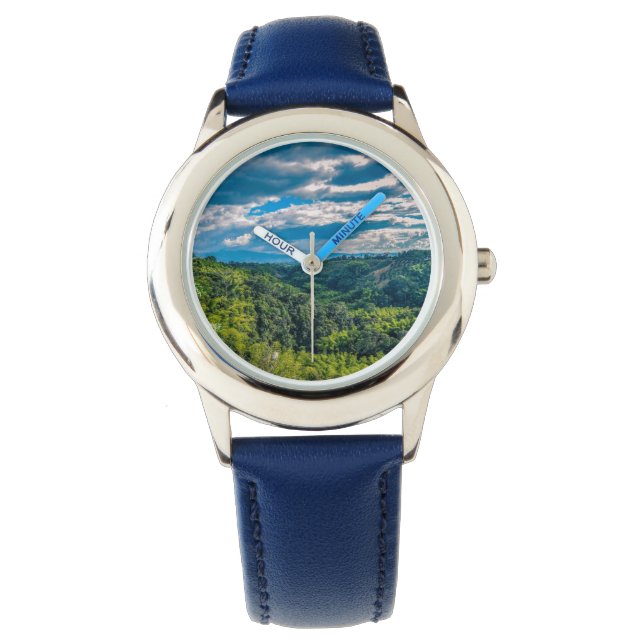 Montre Quindio Arménie Colombie Nature Ciel bleu vert (devant)