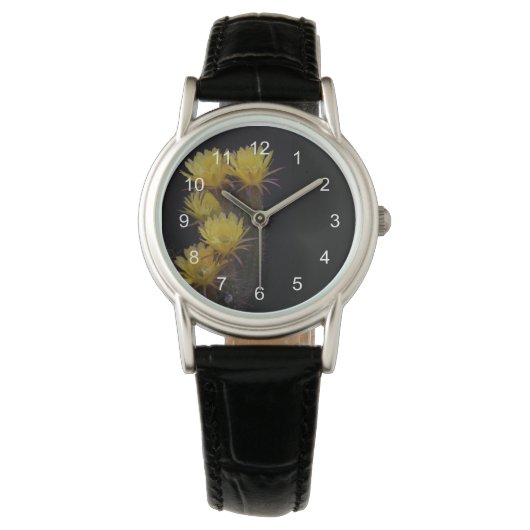 Montre Quintuple de fleurs de cactus (devant)