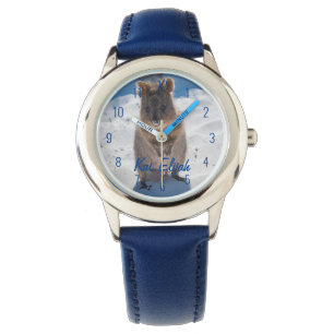 Montre Quokka sur la plage Australie, Cool Blue Boys