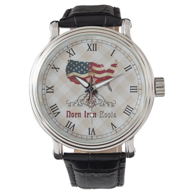 Montre Racines nord-irlandaises, fer norn (devant)
