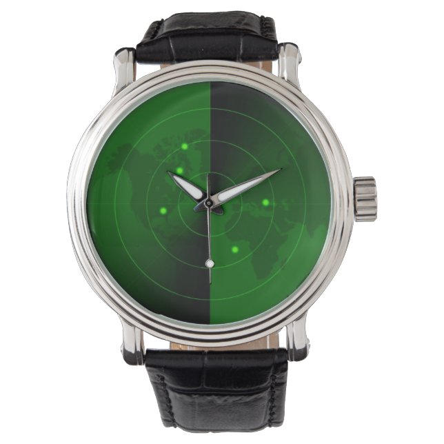 Montre radar de l'armée vintage (devant)