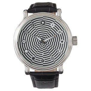 Montre Radiation noire et blanche (binaire) par Kenneth Y